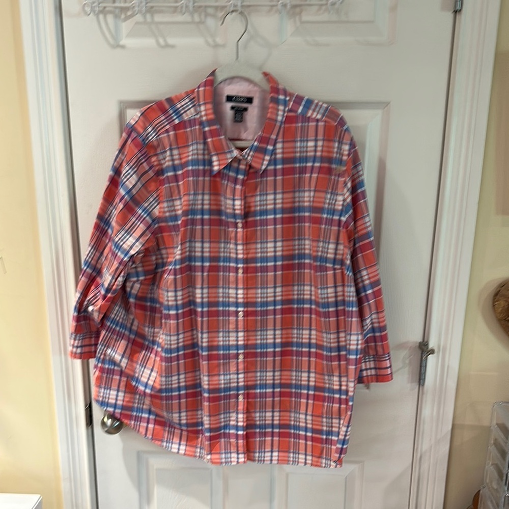 Chaps Plaid Button-Up Shirt